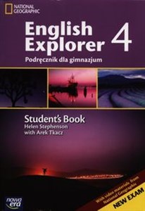 Obrazek English Explorer 4 Podręcznik z płytą Multi ROM Gimnazjum