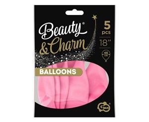 Obrazek Balony Beauty&Charm pastelowe różowe 5szt