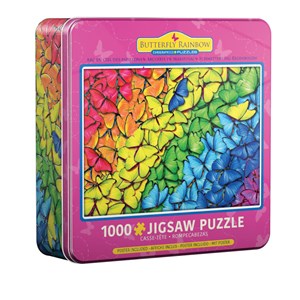 Bild von Puzzle 1000 TIN Butterfly Rainbow 8051-5603