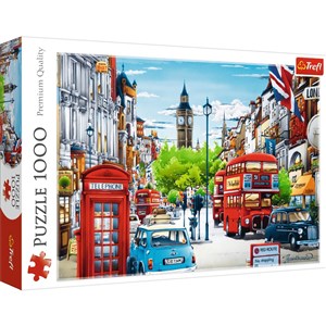 Obrazek Puzzle Ulica Londynu 1000