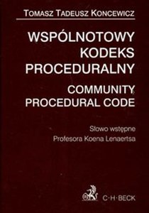 Bild von Wspólnotowy kodeks proceduralny Community Procedural Code