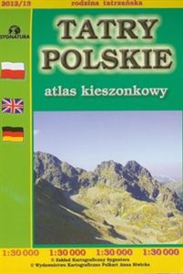 Bild von Tatry Polskie Atlas kieszonkowy 1:30 000