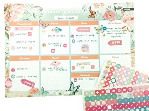 Bild von Planer B4/52K + naklejki 2xA5 Kwiaty