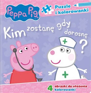 Bild von Peppa Pig Puzzle i kolorowanki Kim zostanę, gdy dorosnę?