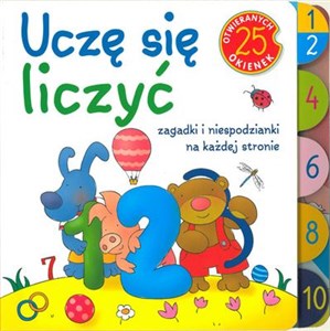 Obrazek Uczę się liczyć 25 otwieranych okienek zagadki i niespodzianki na każdej stronie