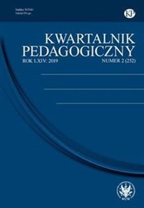 Obrazek Kwartalnik Pedagogiczny 3/2019