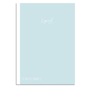 Obrazek Notatnik z naklejkami B5 linia 7mm zielonkawy