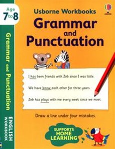Bild von Usborne Workbooks Grammar and Punctuation