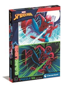 Obrazek Puzzle 104 glowing Spiderman 27555