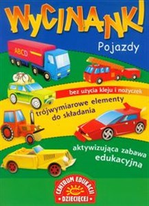 Obrazek Wycinanki Pojazdy aktywizująca zabawa edukacyjna