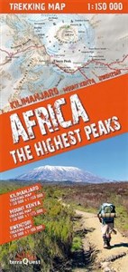 Bild von Africa the highest peaks 1:150 000 trekking map