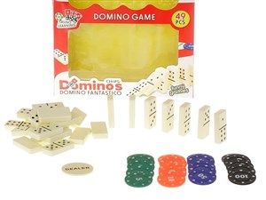 Obrazek Domino z żetonami 49el