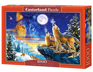 Obrazek Puzzle Howling Wolves 1000