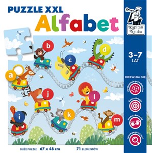 Obrazek Kapitan Nauka Puzzle XXL. Alfabet