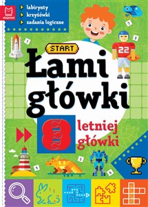 Bild von Łamigłówki 8-letniej główki. Labirynty, krzyżówki, zadania logiczne.