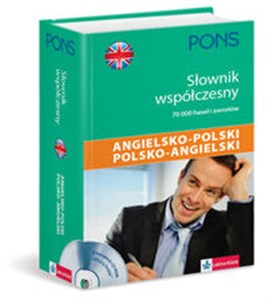 Obrazek PONS Słownik współczesny angielsko polski polsko angielski z płytą CD