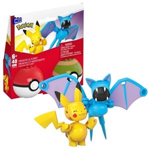 Obrazek Mega Pokemon Pokeball Pikachu i Zubat HXP12