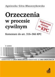Bild von Orzeczenia w procesie cywilnym Komentarz do art. 316–366 KPC