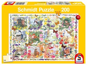 Bild von Puzzle 200 Kalendarz przyrodniczy G3