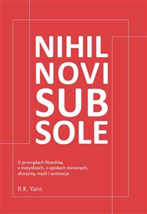 Obrazek Nihil novi sub sole