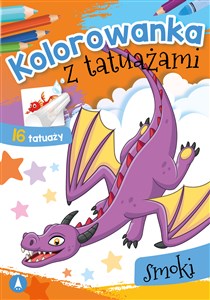 Obrazek Kolorowanka z tatuażami Smoki