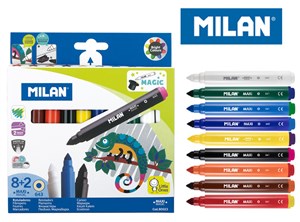 Obrazek Flamastry Milan Maxi Magic 8+2