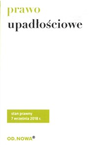 Bild von Prawo upadłościowe broszura
