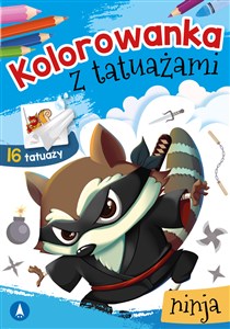 Bild von Kolorowanka z tatuażami Ninja