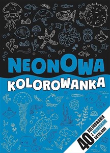 Obrazek Neonowa kolorowanka niebieska