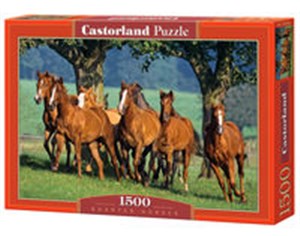 Obrazek Puzzle Quarter Horses 1500