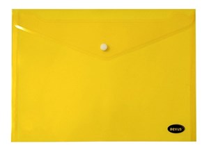 Obrazek Teczka kopertowa na zatrzask 235x335mm żółta