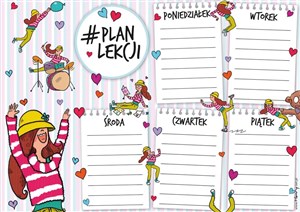 Bild von Plan lekcji - Dziewczyna (5szt)