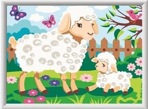 Obrazek CreArt: Jagnię z mamą