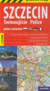 Bild von Szczecin Świnoujście Police Plan miasta 1:22 000