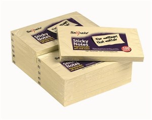 Bild von Karteczki samoprzylepne 127x76 żółte 100