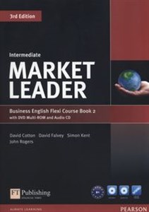 Obrazek Market Leader Intermediate Flexi Course Book 2+CD +DVD