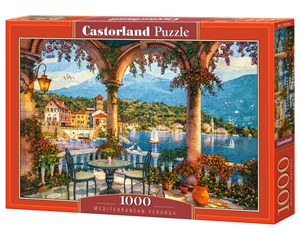 Obrazek Puzzle 1000 Mediterranean Veranda C-105120-2