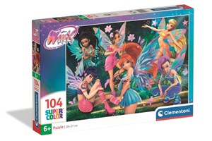 Obrazek Puzzle 104 Super kolor Winx 25085