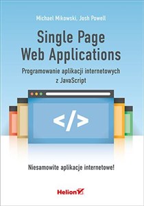 Bild von Single Page Web Applications. Programowanie aplikacji internetowych z JavaScript