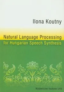 Bild von Natural Language Processing for Hungarian Speech Synthesis