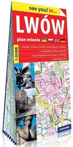 Obrazek Lwów papierowy plan miasta 1:10 000
