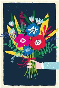 Obrazek Drewniana kartka urodzinowa - Jesteś wspaniała