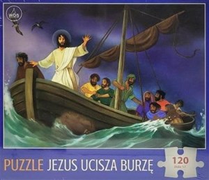 Obrazek Puzzle 120 - Jezus ucisza burzę