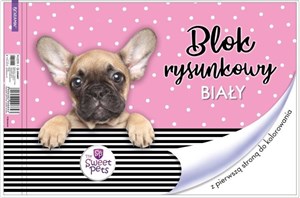 Bild von Blok rysunkowy biały A4/20K Pies