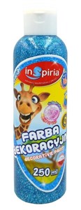 Bild von Farba dekoracyjna brokat niebieska 250ml
