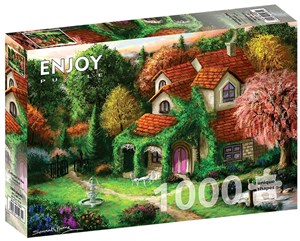 Bild von Puzzle 1000 Dom w lesie