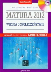 Bild von Wiedza o społeczeństwie Vademecum z płytą CD Matura 2012