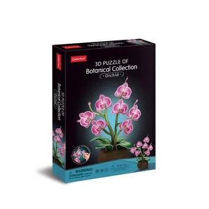 Bild von Puzzle 85 3D Kwiaty Orchidea 306-P872H