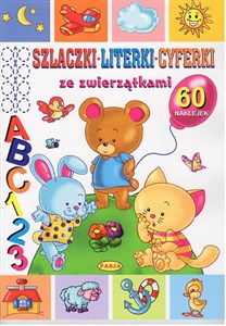 Obrazek Szlaczki, literki, cyferki ze zwierzątkami