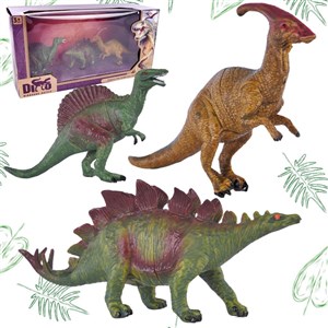 Obrazek Zestaw dinozaurów 3 figurki